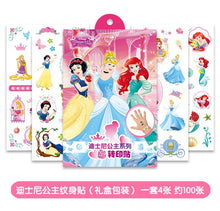 Load image into Gallery viewer, disney Toy Story Woody Buzz Child Temporary Tattoo Body Art Flash Tattoo Stickers frozen elsa anna Waterproof Styling Sticker