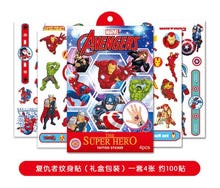 Load image into Gallery viewer, disney Toy Story Woody Buzz Child Temporary Tattoo Body Art Flash Tattoo Stickers frozen elsa anna Waterproof Styling Sticker