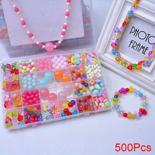 Load image into Gallery viewer, DIY Handmade Beaded Toy with Accessory Set Children Creative 24 Grid Girl Jewelry Making Toys Educational Toys Children Gift