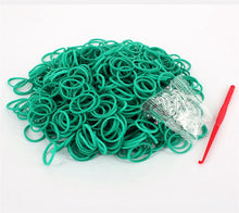 Load image into Gallery viewer, 600pcs 19 Color Loom Rubber Bands for Christmas Day Gift Refill Kit with 25pc S Clips 1 Hook for Weaving Creativity Bracelet Toy
