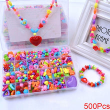 Load image into Gallery viewer, DIY Handmade Beaded Toy with Accessory Set Children Creative 24 Grid Girl Jewelry Making Toys Educational Toys Children Gift
