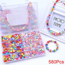 Load image into Gallery viewer, DIY Handmade Beaded Toy with Accessory Set Children Creative 24 Grid Girl Jewelry Making Toys Educational Toys Children Gift
