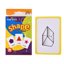 Load image into Gallery viewer, Baby Cognitive Puzzle Cards Educational Toys Matching Game Cartoon Vehicle Animal Fruit English Learning flashCards for Children
