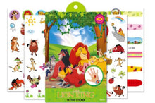 Load image into Gallery viewer, 1 pcs Disney Children's Cartoon Temporary Tattoos Cartoon girls frozen princess Tattoo Paper Boy  Avengers Flash Tattoo Stickers
