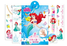 Load image into Gallery viewer, 1 pcs Disney Children's Cartoon Temporary Tattoos Cartoon girls frozen princess Tattoo Paper Boy  Avengers Flash Tattoo Stickers
