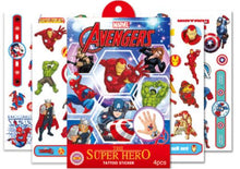 Load image into Gallery viewer, 1 pcs Disney Children's Cartoon Temporary Tattoos Cartoon girls frozen princess Tattoo Paper Boy  Avengers Flash Tattoo Stickers
