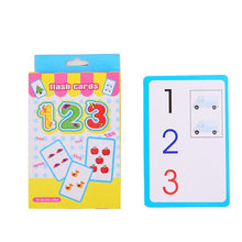Load image into Gallery viewer, Baby Cognitive Puzzle Cards Educational Toys Matching Game Cartoon Vehicle Animal Fruit English Learning flashCards for Children
