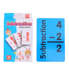 Load image into Gallery viewer, Baby Cognitive Puzzle Cards Educational Toys Matching Game Cartoon Vehicle Animal Fruit English Learning flashCards for Children
