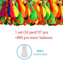 Load image into Gallery viewer, 888 pcs Summer Water Balloons Toys for Children Adults Outdoor Water Game Pool Games Beach Party

